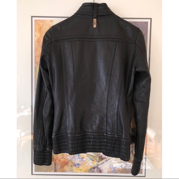 Aritzia Mackage black leather jacket, Size XS - Picture 3 of 3